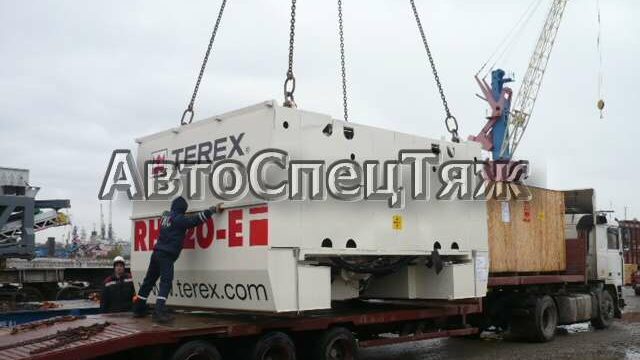 перевозка экскаватора Terex RH120 5
