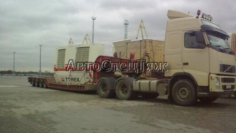 перевозка экскаватора Terex RH120 4