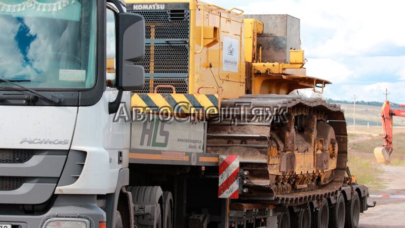 перевозка бульдозера Komatsu D355C 4