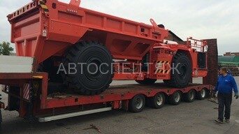 перевозка шахтного самосвала Sandvik TH430 - 1