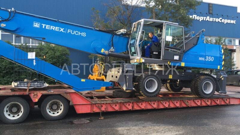 Перевозка крана Terex-Fuchs MHL 360 - 6